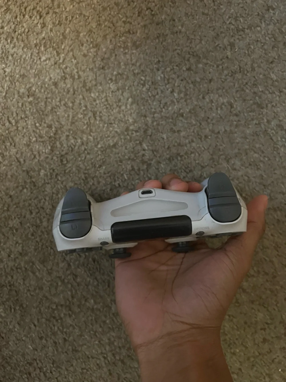 PLAYSTATION 4 Wireless Gaming Controller - White (Xbox Buttons)